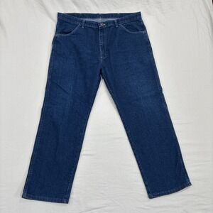 Wrangler Authentic Jeans Men's Blue Denim 40x29 Regular Fit 85900DW Pants